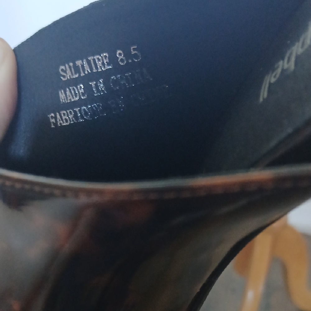 Jeffrey Campbell SALTAIRE Tortoiseshell Mules 8.5 - Picture 3 of 10